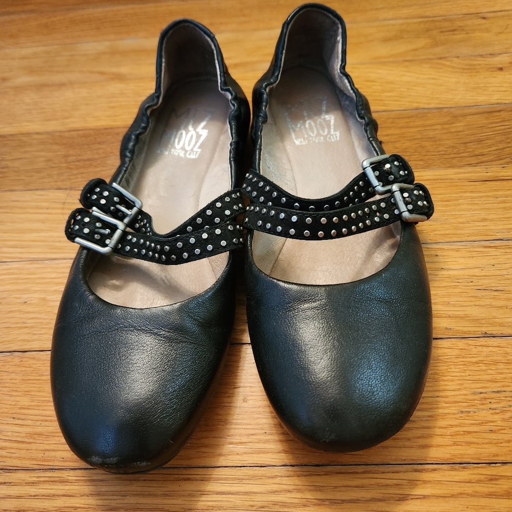 Miz Mooz black ballet flats 8.5 or 39